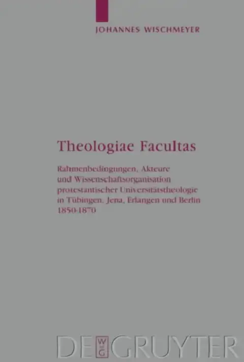 Cover of Theologiae Facultas