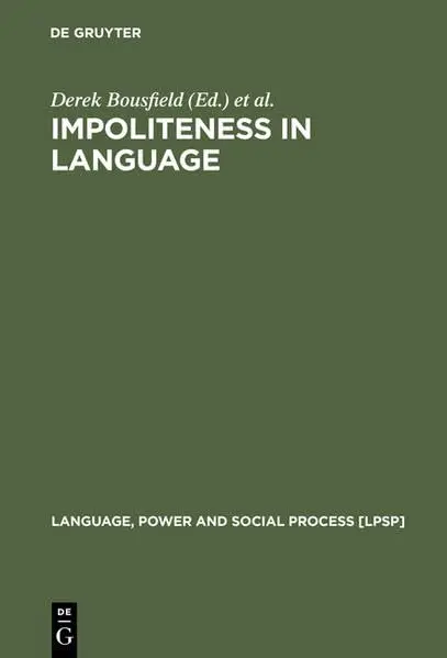 Cover of Impoliteness in Language