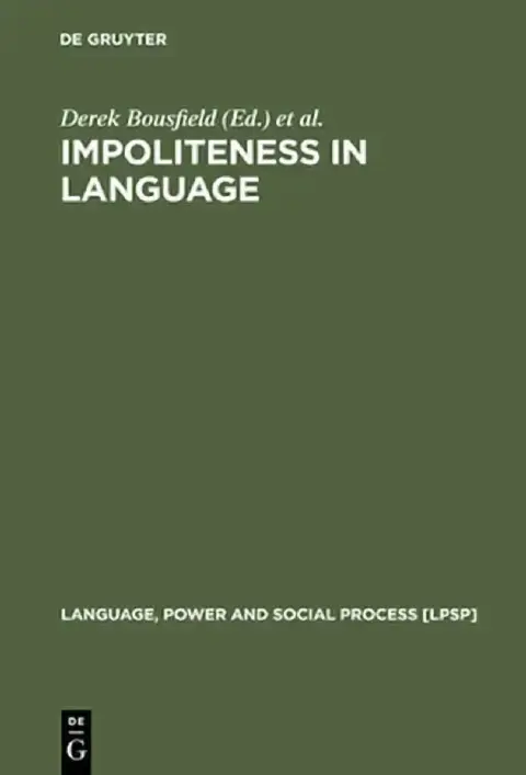 Cover of Impoliteness in Language