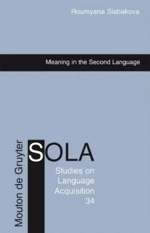 Cover of Meaning in the Second Language