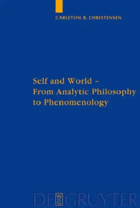 Cover of Self and World