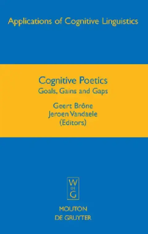 Cover of Cognitive Poetics