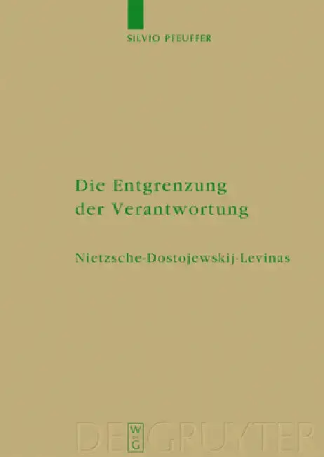 Cover of Die Entgrenzung der Verantwortung
