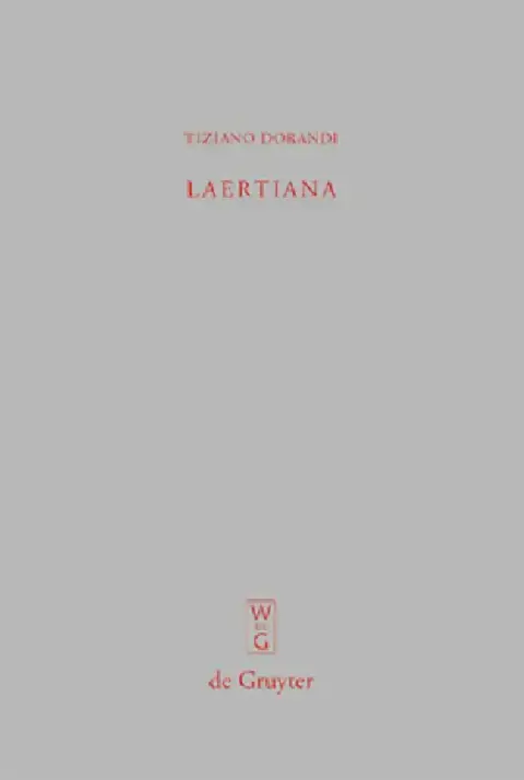 Cover of Laertiana