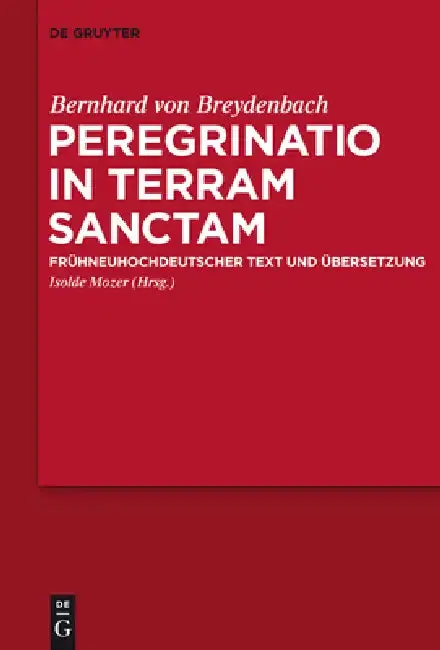Cover of Peregrinatio in Terram Sanctam