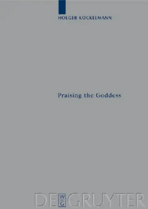 Cover of Praising the Goddess