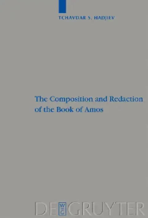 Cover of The Composition and Redaction of the Book of Amos