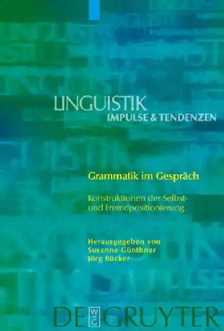Cover of Grammatik im Gespräch