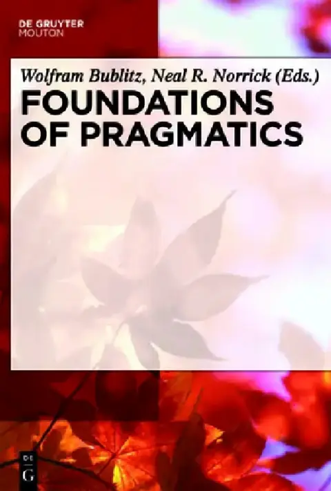 Cover of Foundations of Pragmatics