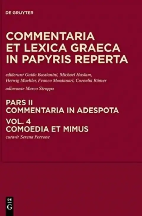 Cover of Comoedia Et Mimus
