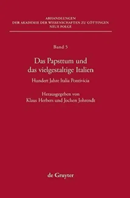 Cover of Das Papsttum Und Das Vielgestaltige Italien
