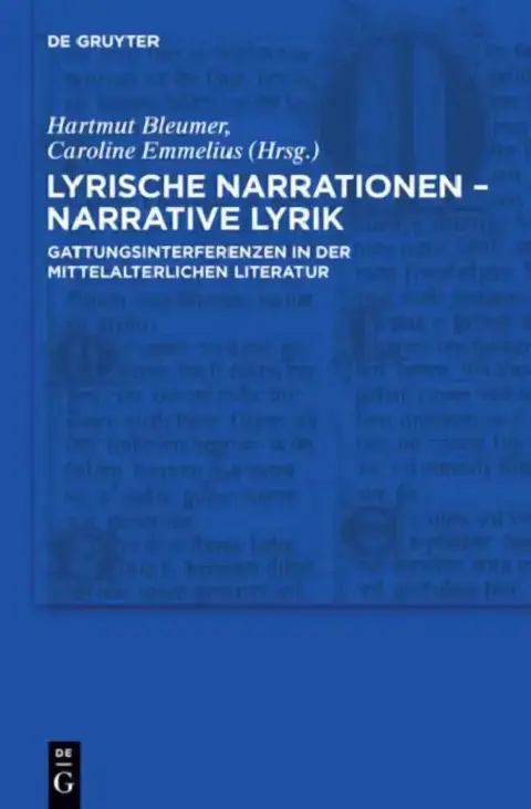 Cover of Lyrische Narrationen - narrative Lyrik