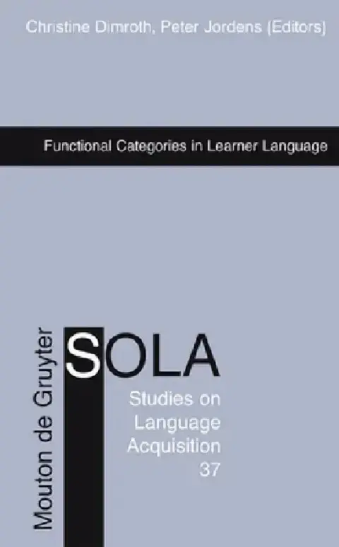 Cover of Functional Categories in Learner Language