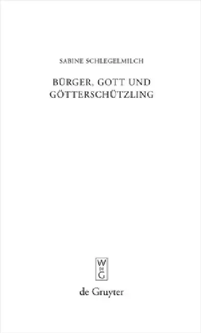 Cover of Bürger, Gott und Götterschützling