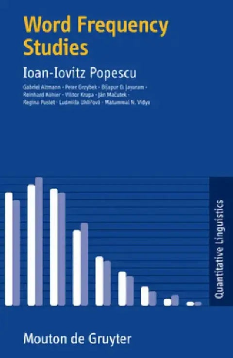 Cover of Word Frequency Studies