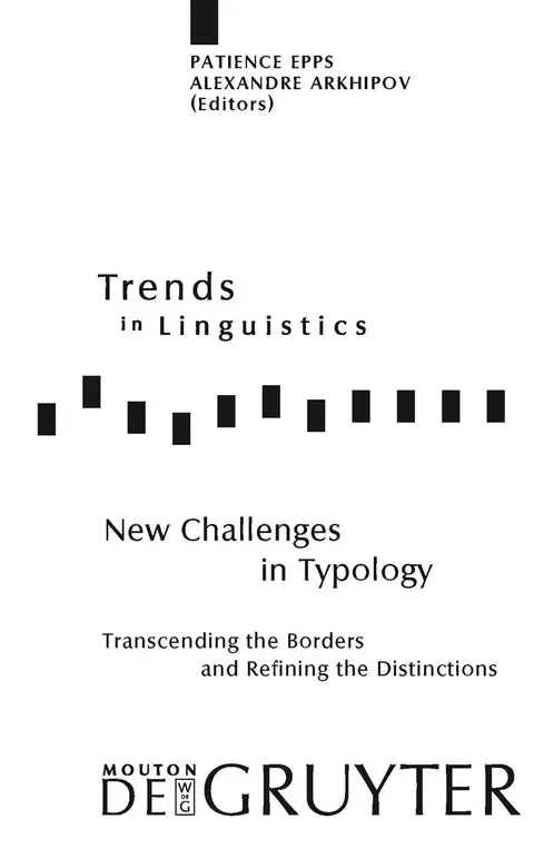 Cover of New Challenges in Typology