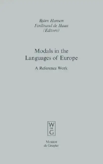 Cover of Modals in the Languages of Europe