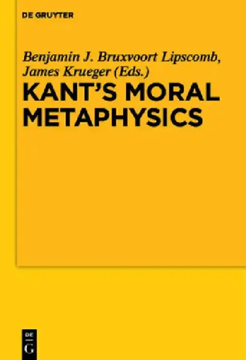 Cover of Kant's Moral Metaphysics