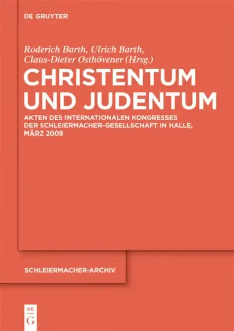 Cover of Christentum und Judentum