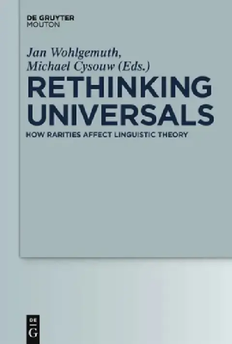 Cover of Rethinking Universals