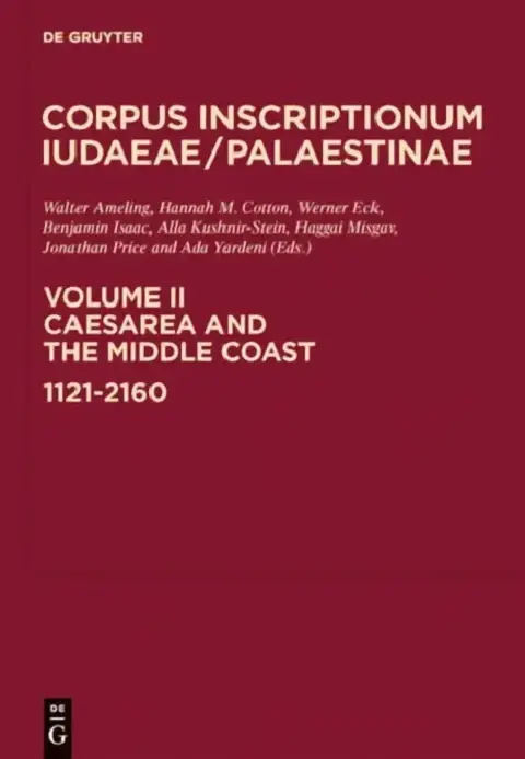 Cover of Caesarea and the Middle Coast