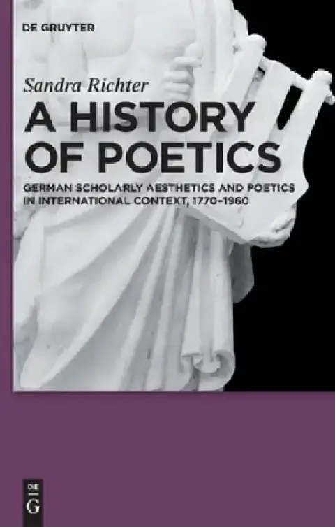 Cover of A History of Poetics