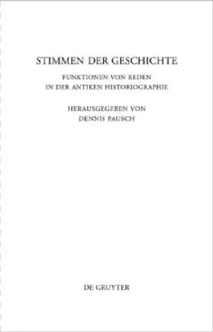 Cover of Stimmen der Geschichte