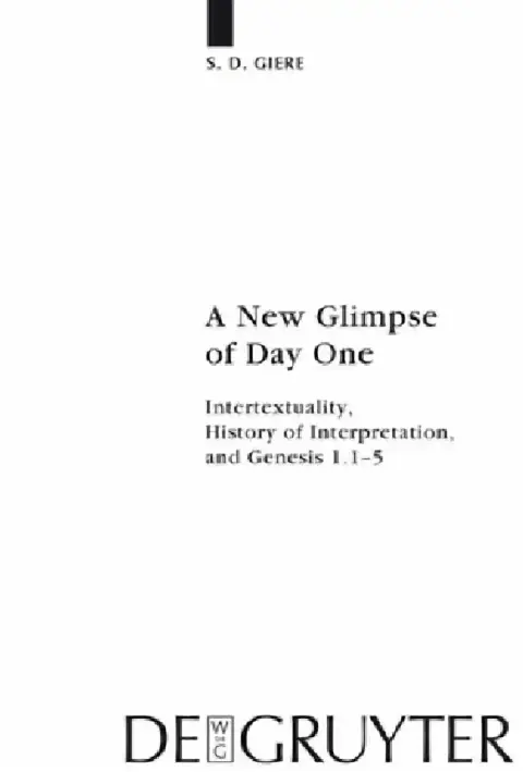 Cover of A New Glimpse of Day One