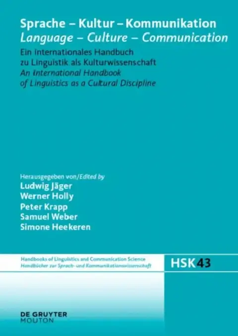 Cover of Sprache - Kultur - Kommunikation / Language - Culture - Communication