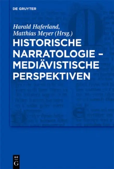 Cover of Historische Narratologie - Mediävistische Perspektiven