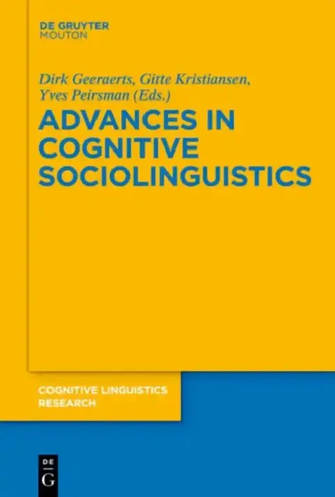 Cover of Advances in Cognitive Sociolinguistics