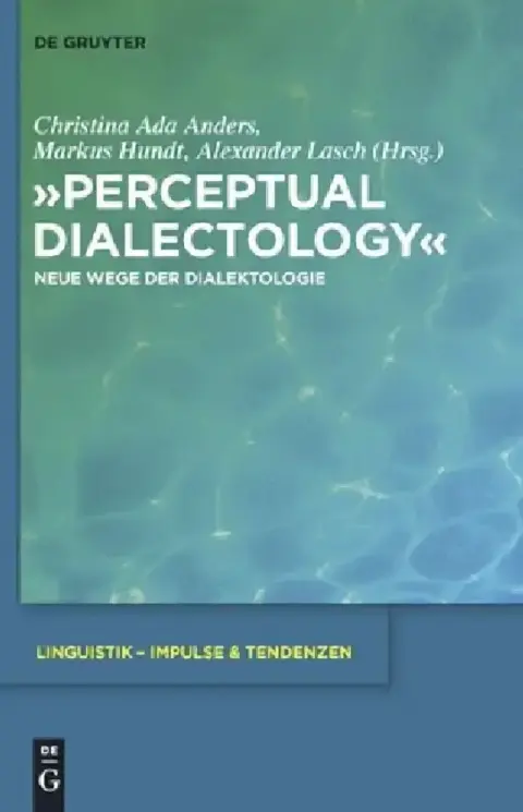 Cover of "Perceptual Dialectology"