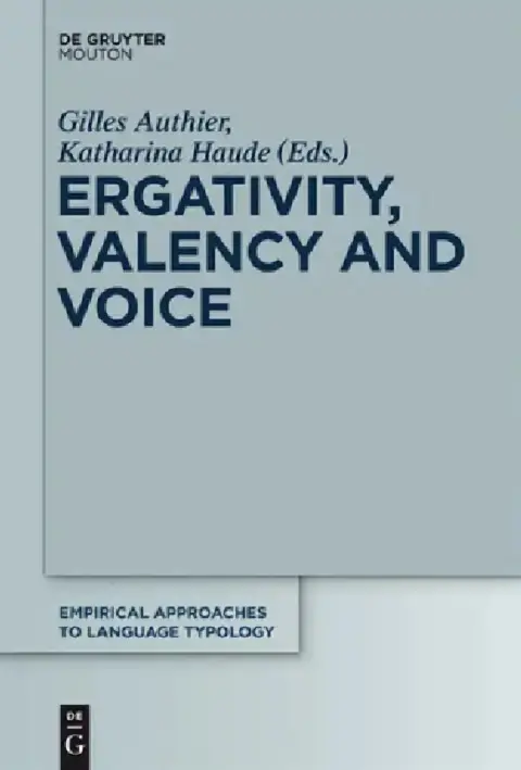 Cover of Ergativity, Valency and Voice