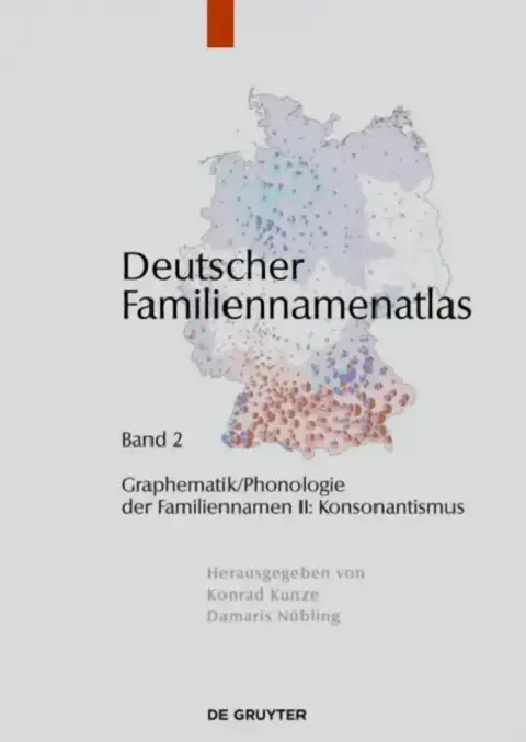 Cover of Deutscher Familiennamenatlas