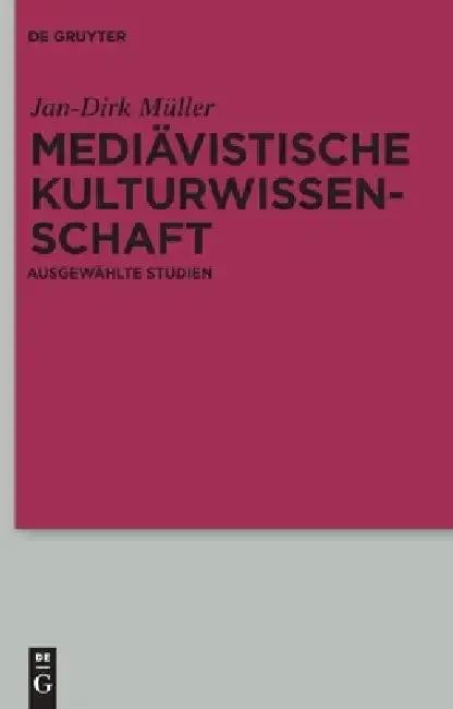 Cover of Mediävistische Kulturwissenschaft