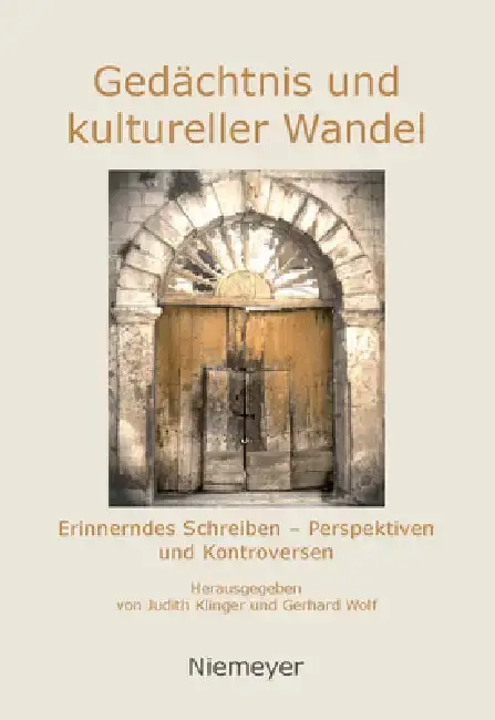 Cover of Gedächtnis und kultureller Wandel