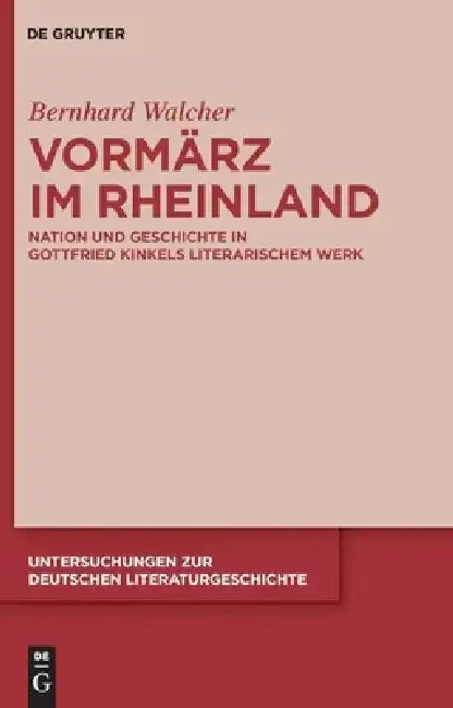 Cover of Vormärz im Rheinland