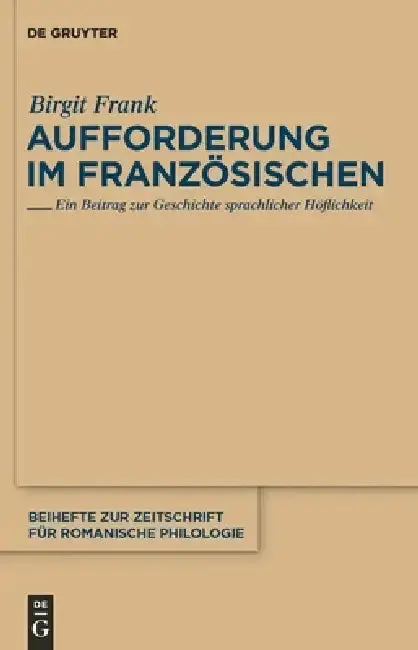Cover of Aufforderung im Französischen