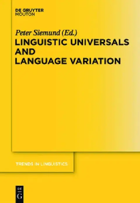 Cover of Linguistic Universals and Language Variation
