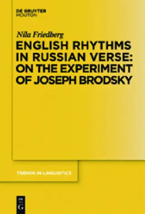 Cover of English Rhythms in Russian Verse