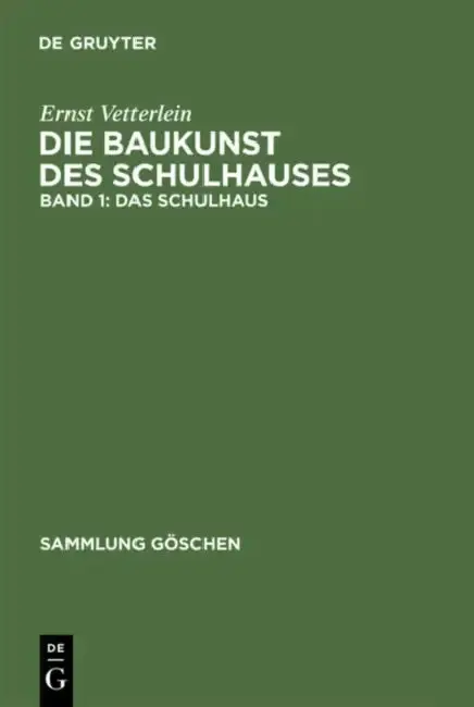 Cover of Das Schulhaus