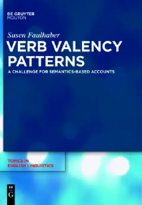 Cover of Verb Valency Patterns