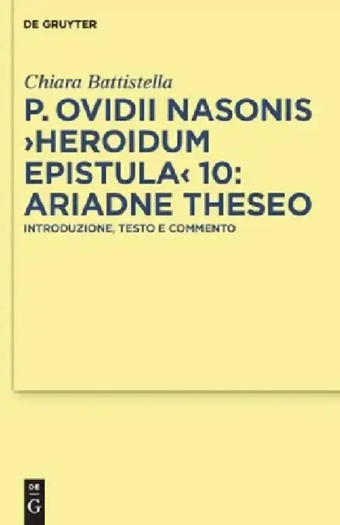 Cover of P. Ovidii Nasonis "Heroidum Epistula" 10