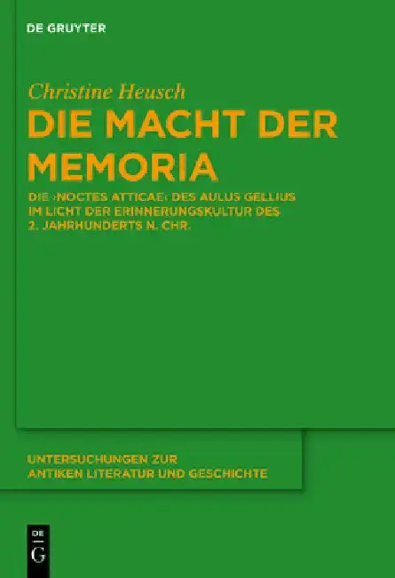 Cover of Die Macht Der Memoria