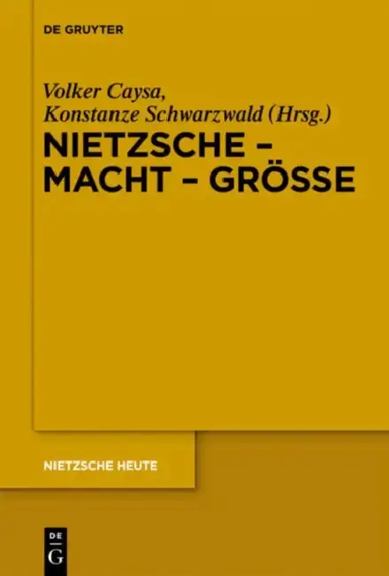 Cover of Nietzsche - Macht - Größe