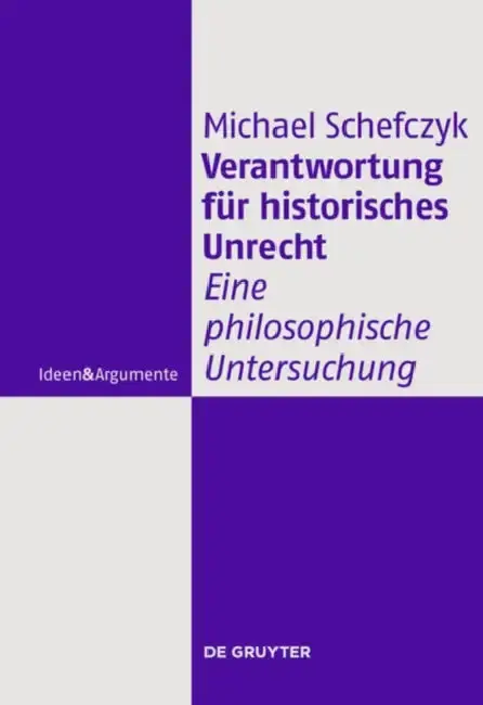 Cover of Verantwortung für historisches Unrecht