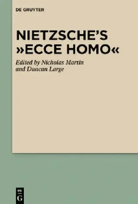 Cover of Nietzsche's "Ecce Homo"