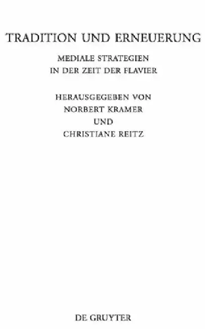 Cover of Tradition und Erneuerung
