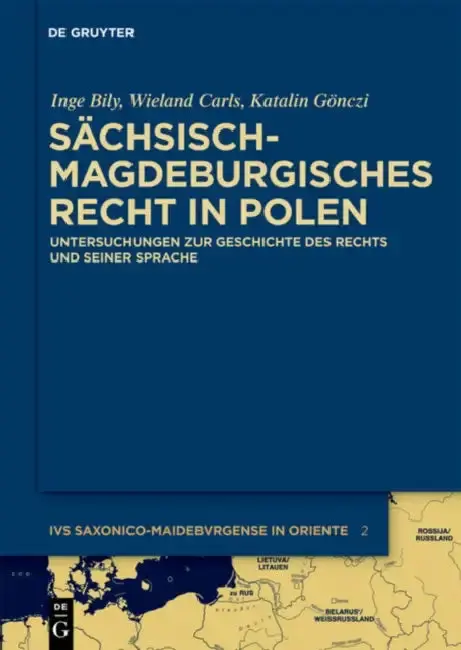 Cover of Sächsisch-magdeburgisches Recht in Polen