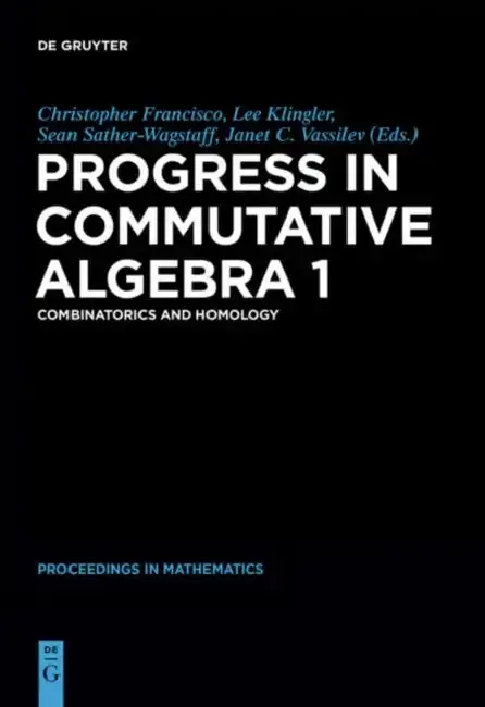 Cover of Progress in Commutative Algebra 1
